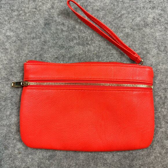 Safe Keeper Coral Red Wristlet Wallet Purse - Picture 3 of 8